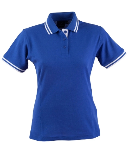 Picture of Winning Spirit, Ladies Truedry Contrast S/S Polo